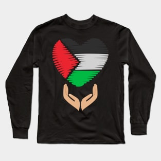 (save palestine) Long Sleeve T-Shirt